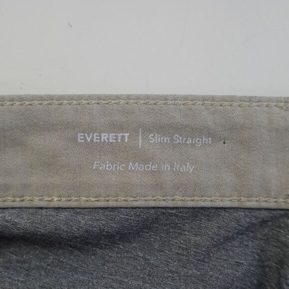 AG Adriano Goldsmied Everett Slim Straight Beige Cream Jeans 39/24 Mid Rise - Picture 7 of 11